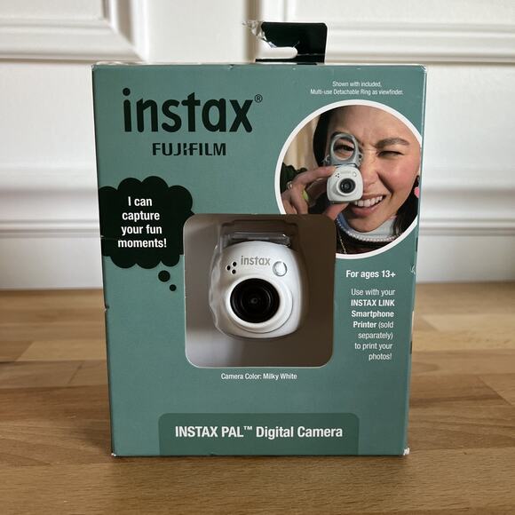 NEW - Fujifilm Instax Pal Digital Camera - Milky white - Picture 1 of 6